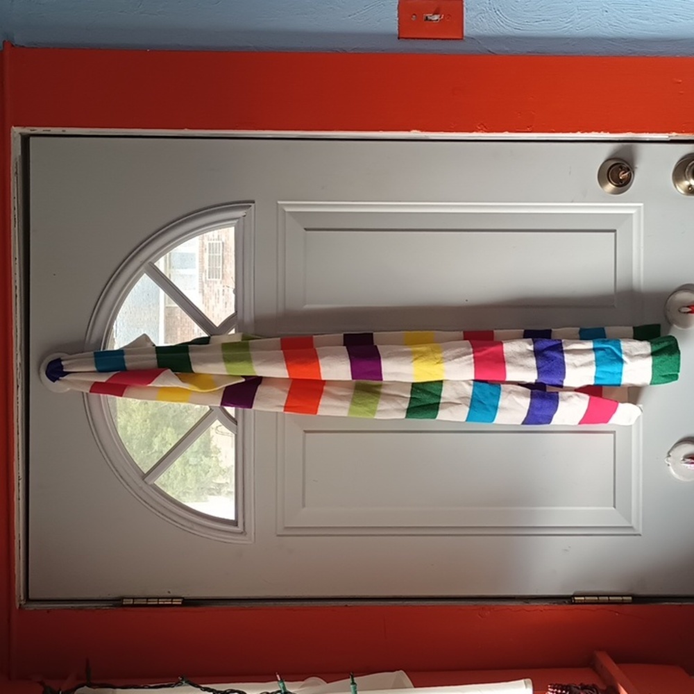 Vintage rainbow scarf